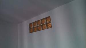 Inserción Paves para iluminación de habitación de interior.