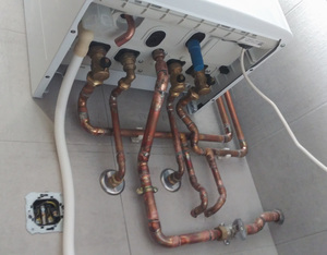 Detalle conficguración caldera, en cobre