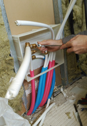 Montaje de caja de centralización