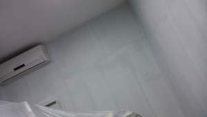 Pintura en clínica dental.