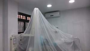 Pintura zona quirófano dental.