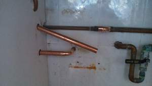 Detalle reestructuración de soldaduras en circuito interior de gas.